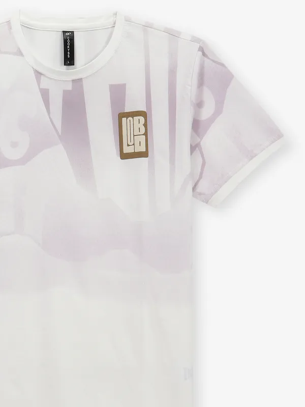 COOKYSS printed white t-shirt in cotton