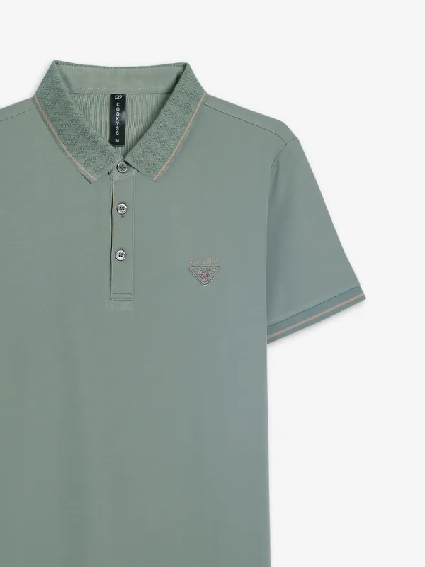 Cookyss sage green plain t shirt
