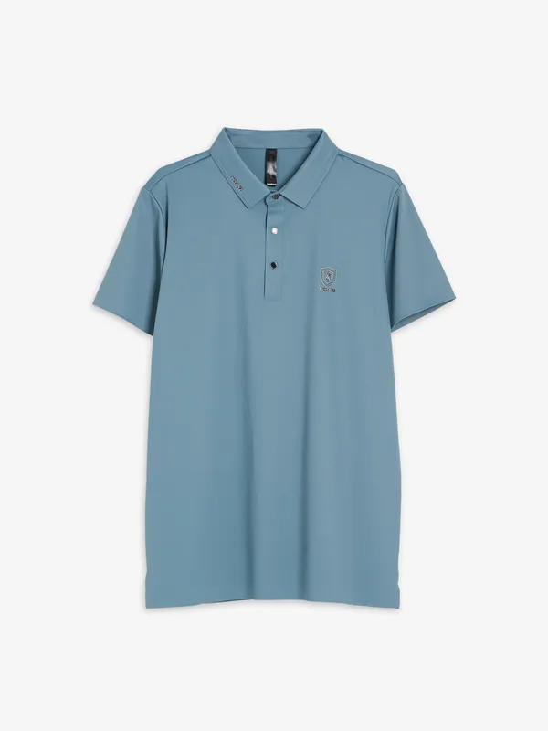 Cookyss stone blue plain t shirt