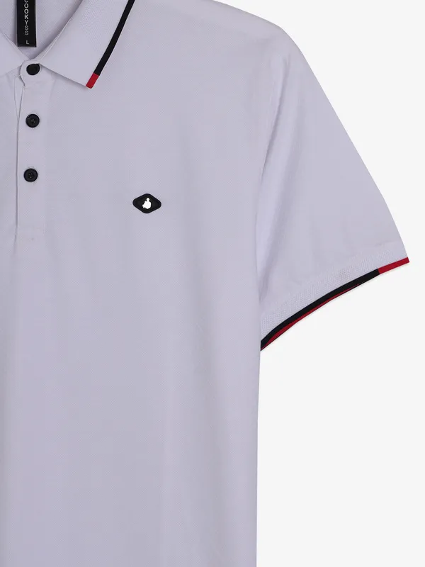 COOKYSS white plain casual t-shirt