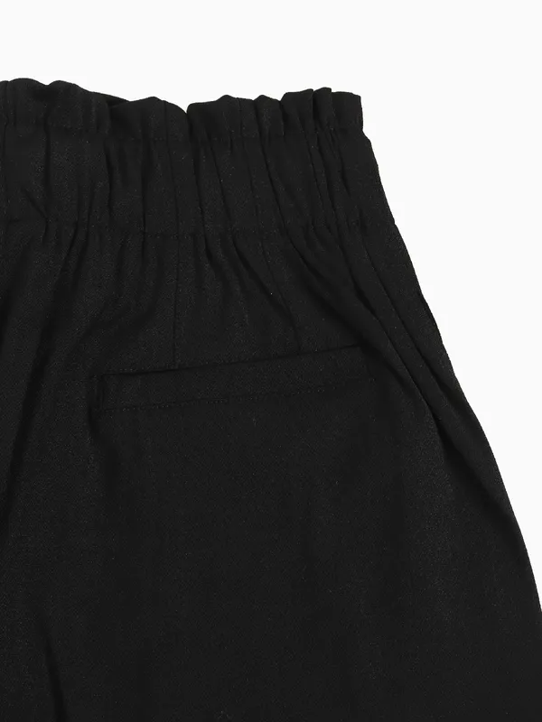 COOL black solid cotton jaggings