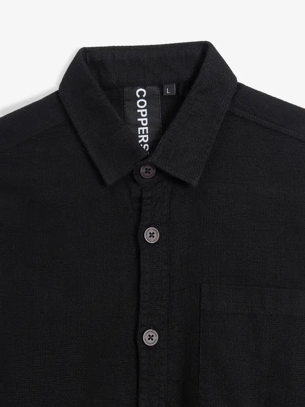 COPPER STONE palin black shirt
