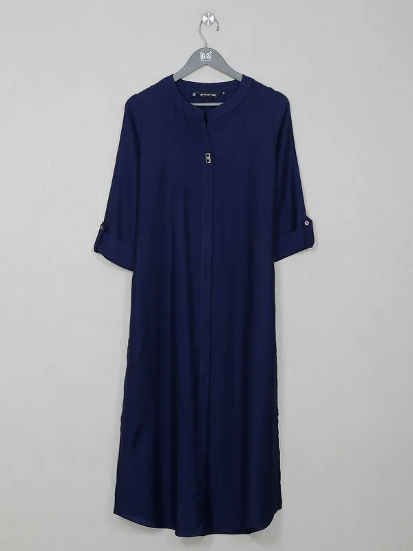 Cotton causal wear darkblue kurti