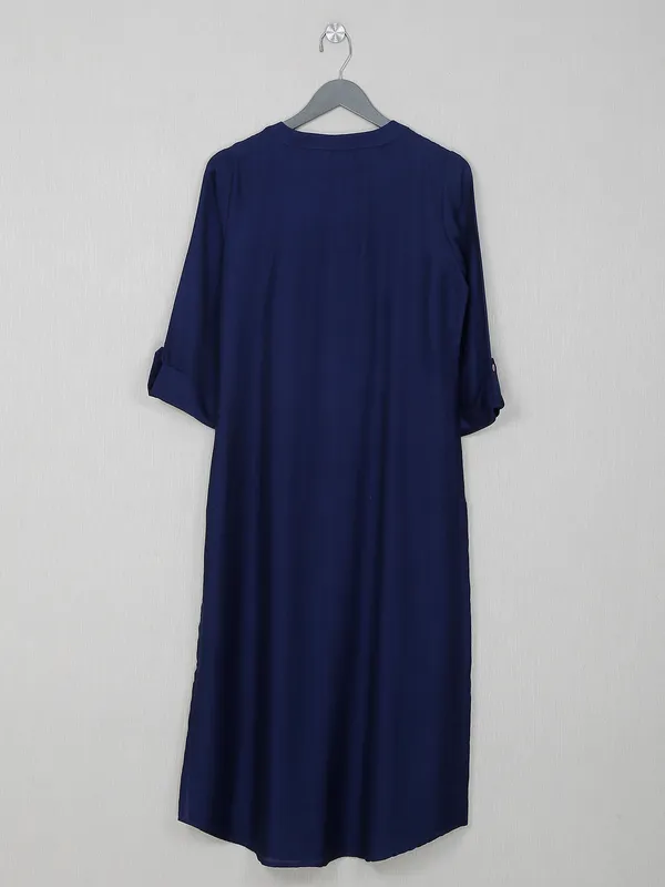 Cotton causal wear darkblue kurti