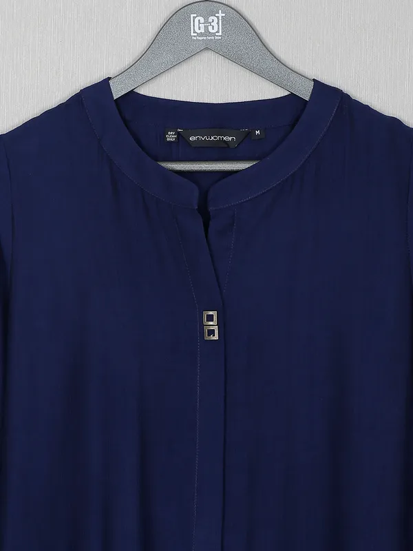 Cotton causal wear darkblue kurti