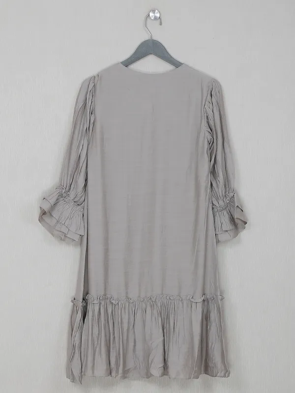 Cotton grey casual wear top