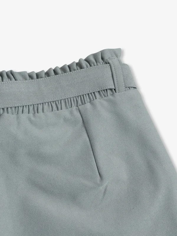 Cotton grey plain pant
