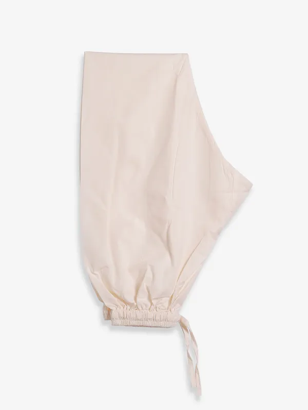 Cotton silk printed pink waistcoat set