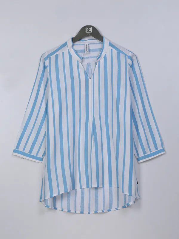 Crimsoune Club aqua cotton top