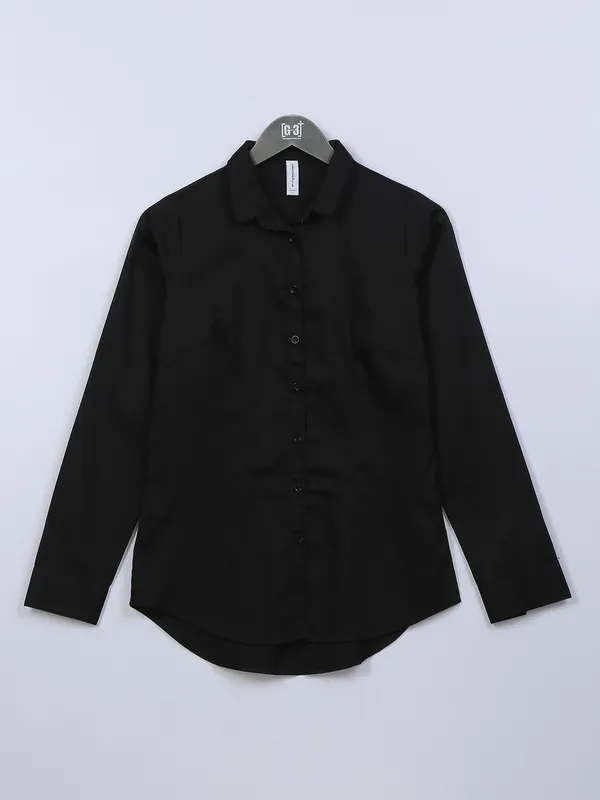 Crimsoune Club black plain shirt