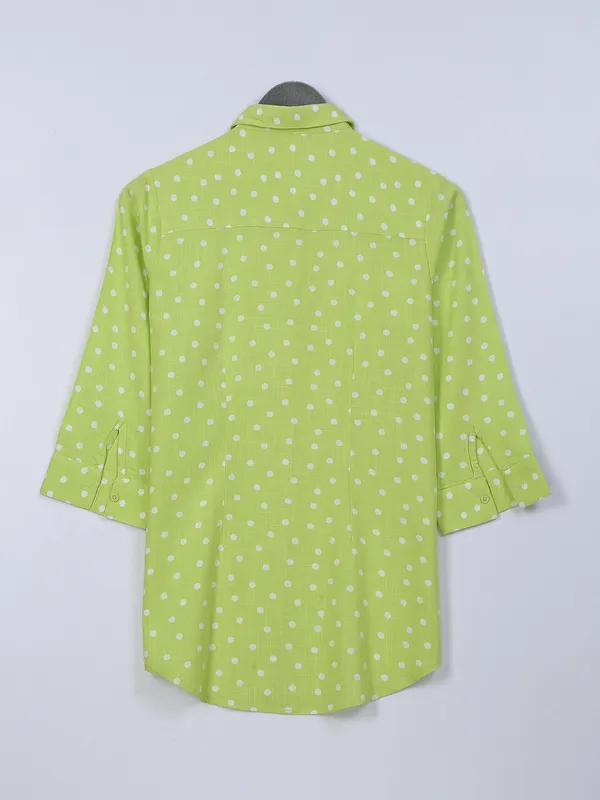 Crimsoune Club lime green shirt