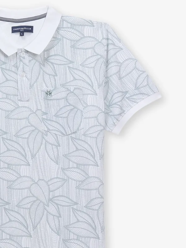 CRIMSONE CLUB off white printed cotton t-shirt