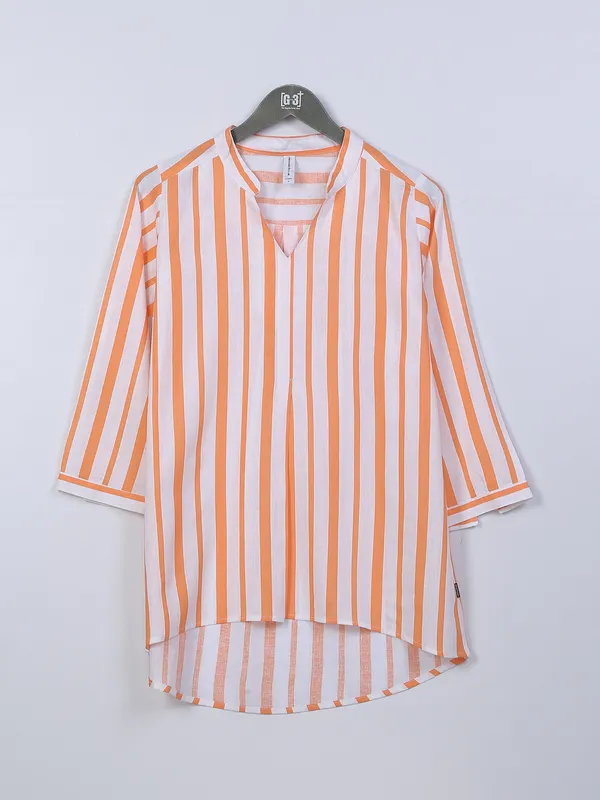 Crimsoune Club orange cotton top