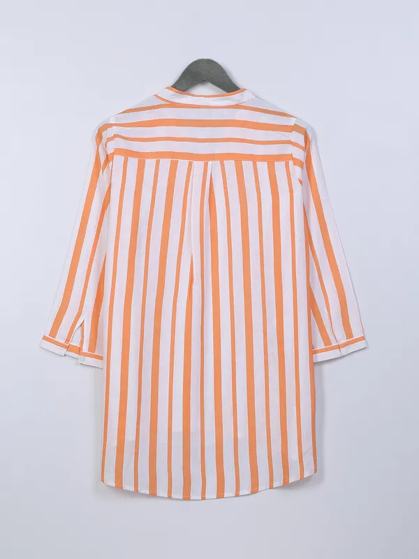 Crimsoune Club orange cotton top