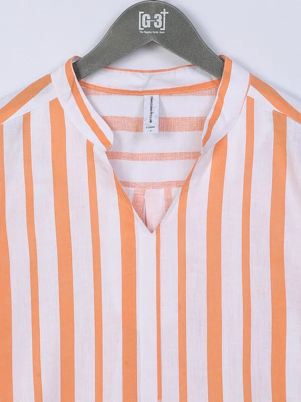 Crimsoune Club orange cotton top