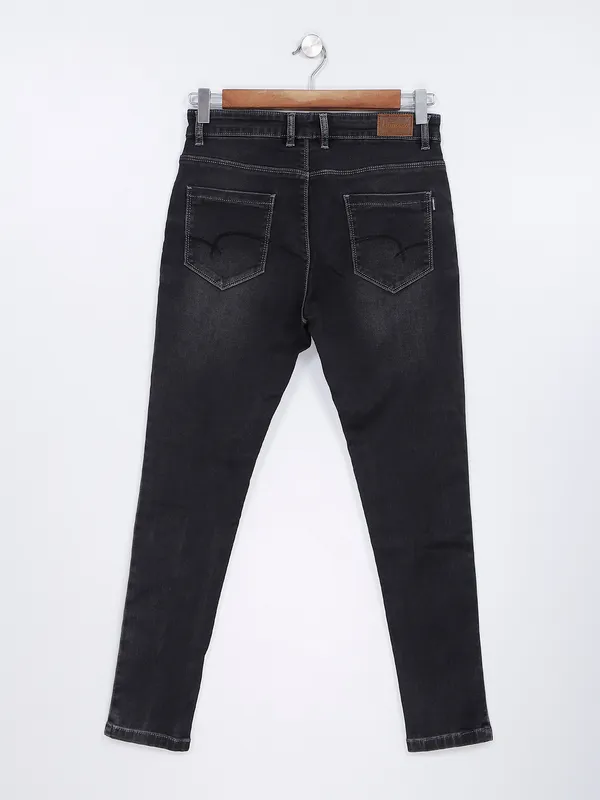 Crimsoune Club black ankle fit washed jeans