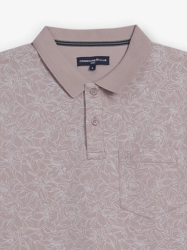 CRIMSOUNE CLUB cotton onion pink t-shirt
