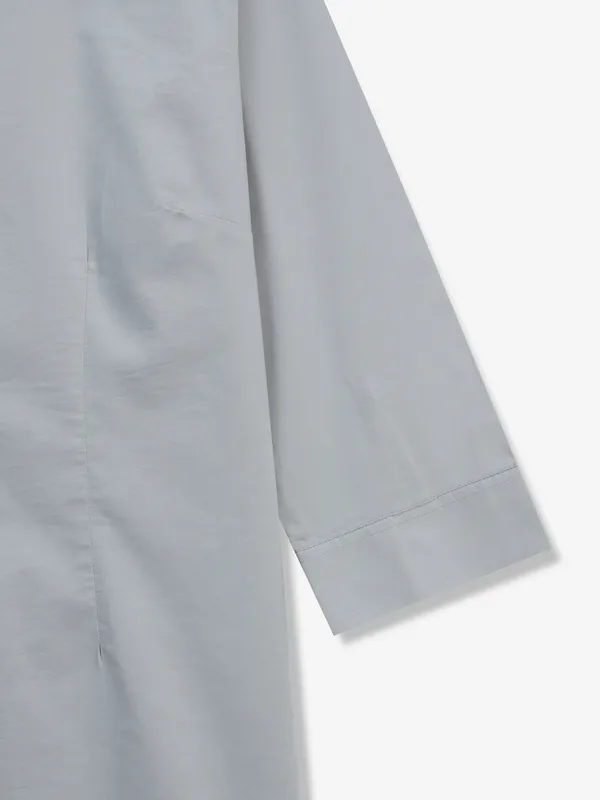 CRIMSOUNE CLUB grey plain shirt