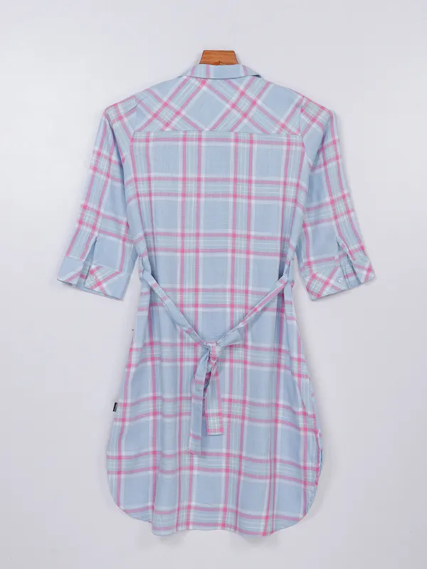 Crimsoune Club light blue cotton shirt