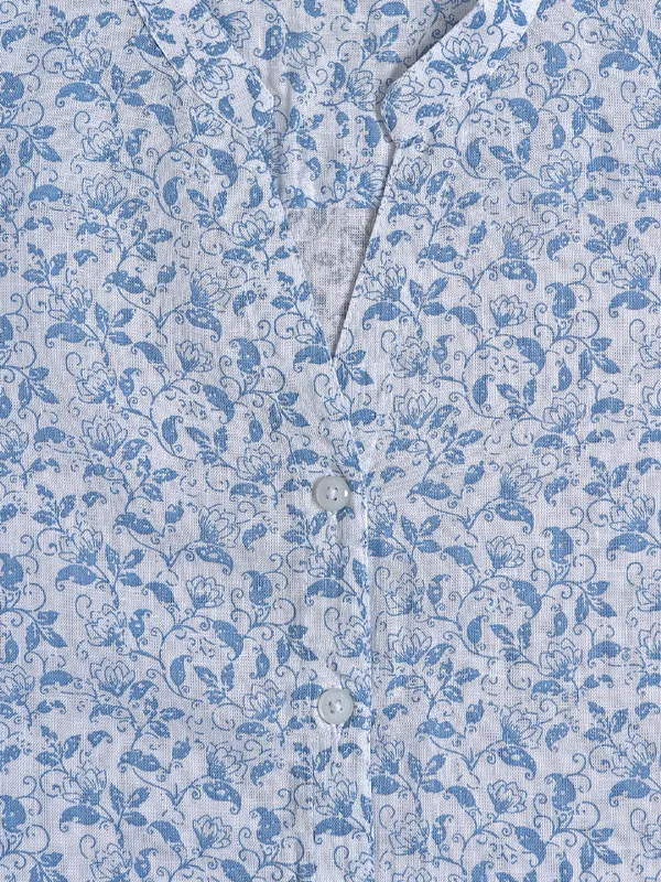 Crimsoune Club light blue printed shirt