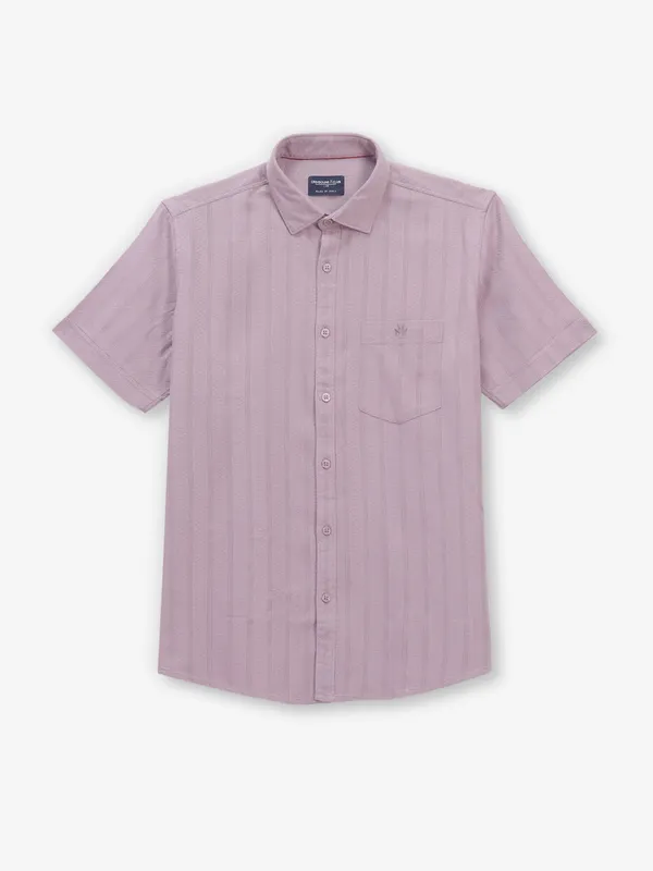 CRIMSOUNE CLUB mauve purple shirt