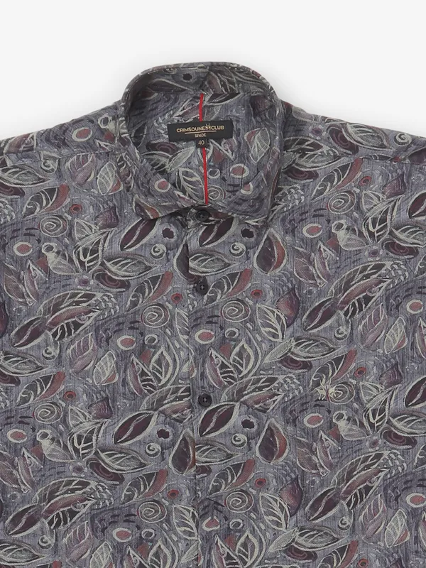 CRIMSOUNE CLUB multi color printed shirt