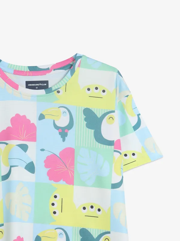 Crimsoune Club multi color printed top