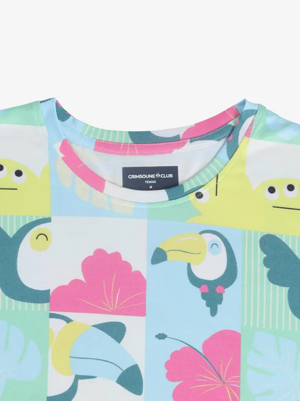 Crimsoune Club multi color printed top