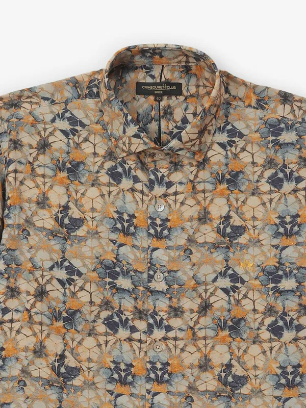 CRIMSOUNE CLUB multicolor cotton shirt