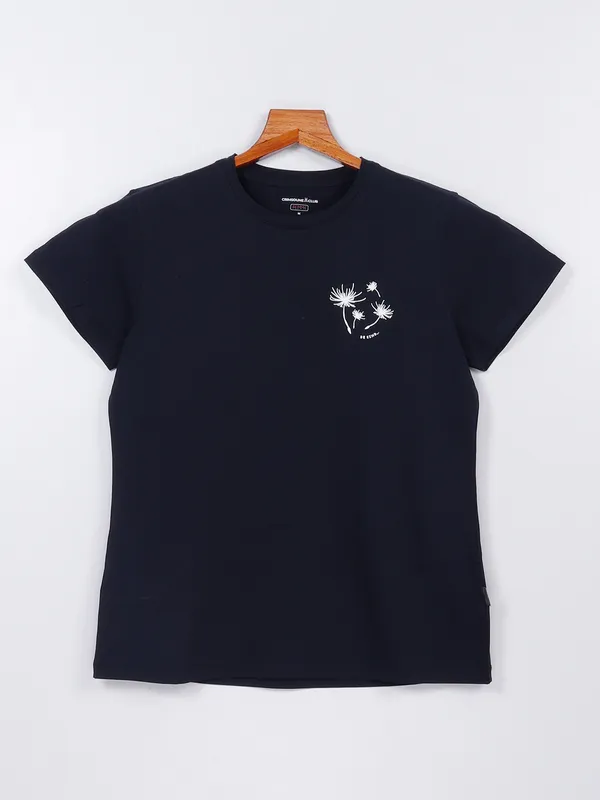 Crimsoune Club navy cotton t shirt