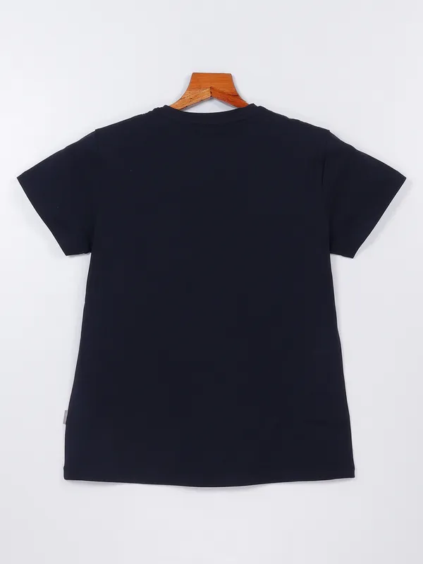 Crimsoune Club navy cotton t shirt