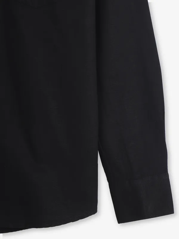 CRIMSOUNE CLUB plain black shirt