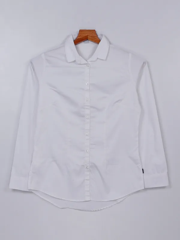Crimsoune Club white plain shirt