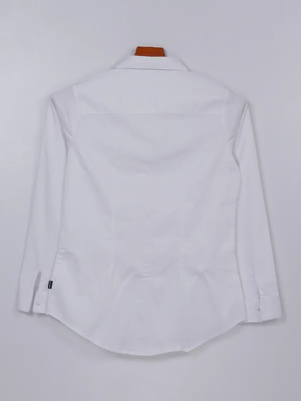 Crimsoune Club white plain shirt