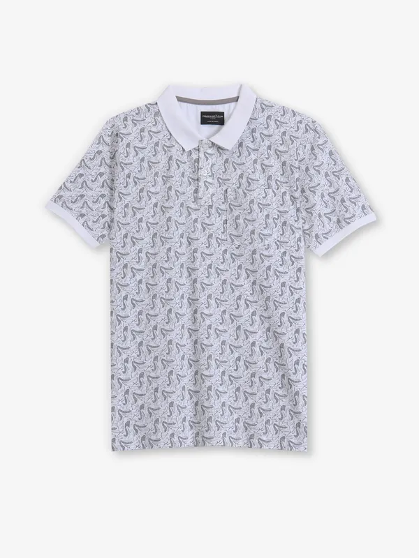CRIMSOUNE CLUB white printed t-shirt