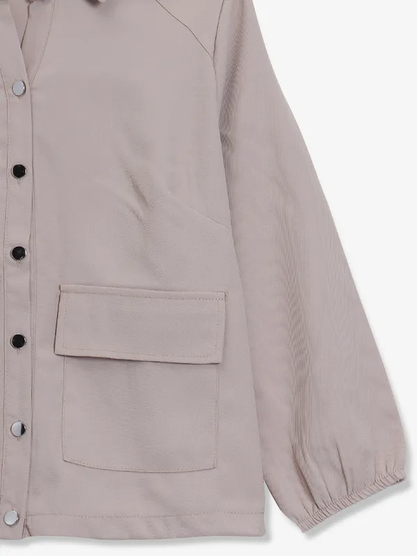 DEAL beige cotton shirt