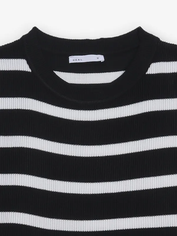 DEAL black and white cotton t-shirt