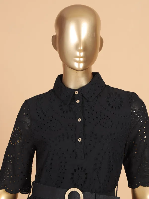 DEAL black cotton dress for women
