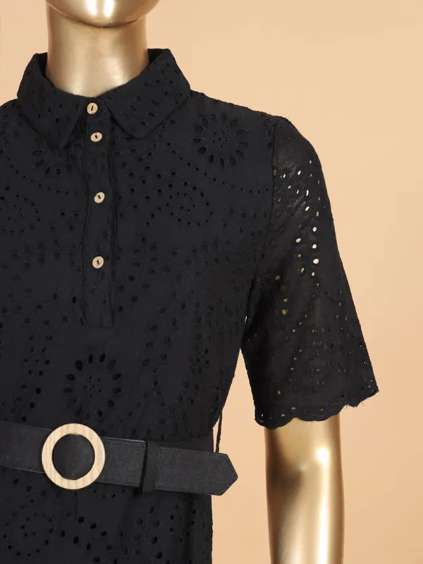 DEAL black cotton dress for women