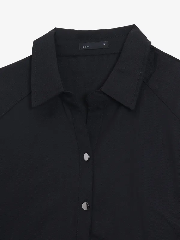 DEAL black cotton shirt