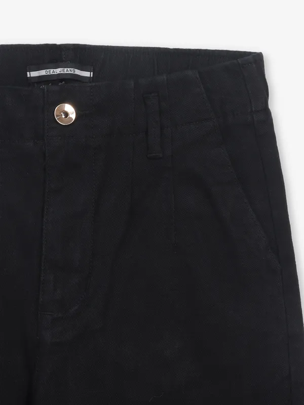 DEAL black denim solid casual jeans