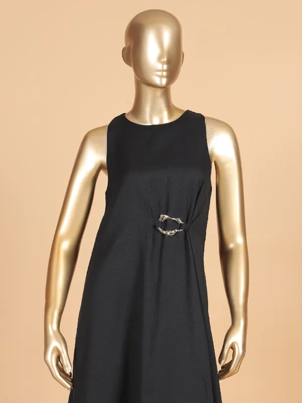 DEAL black silk designer dress