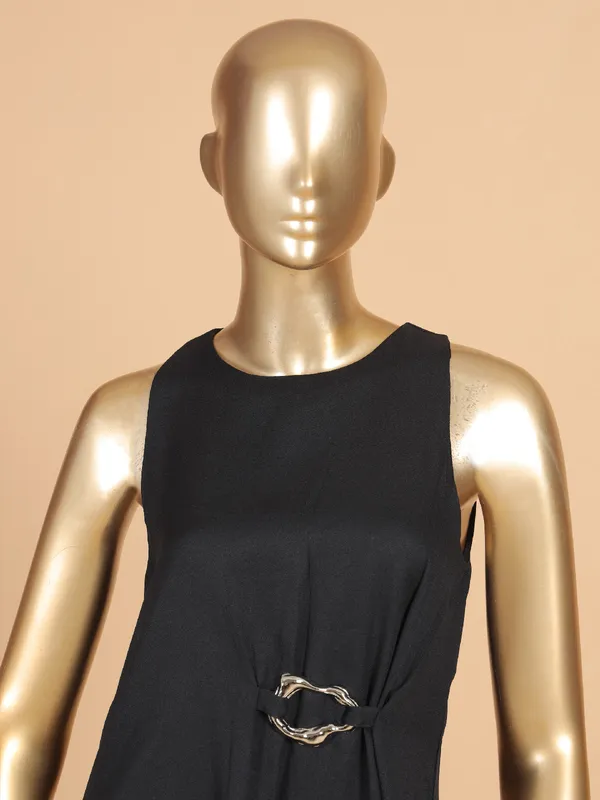DEAL black silk designer dress