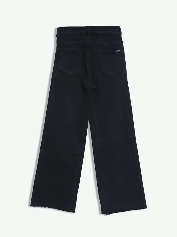 Deal black straight jeans