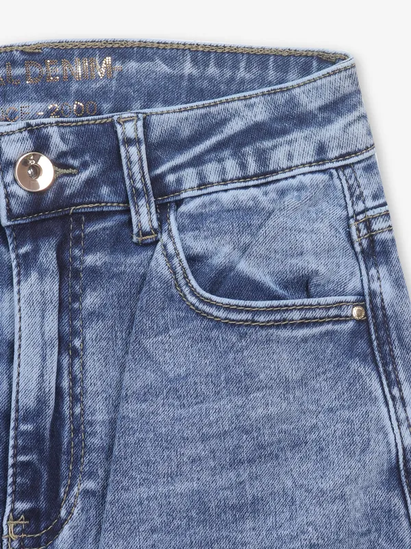 DEAL blue casual washed denim jeans