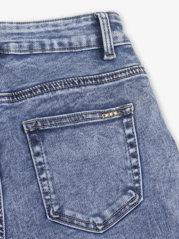 DEAL blue casual washed denim jeans