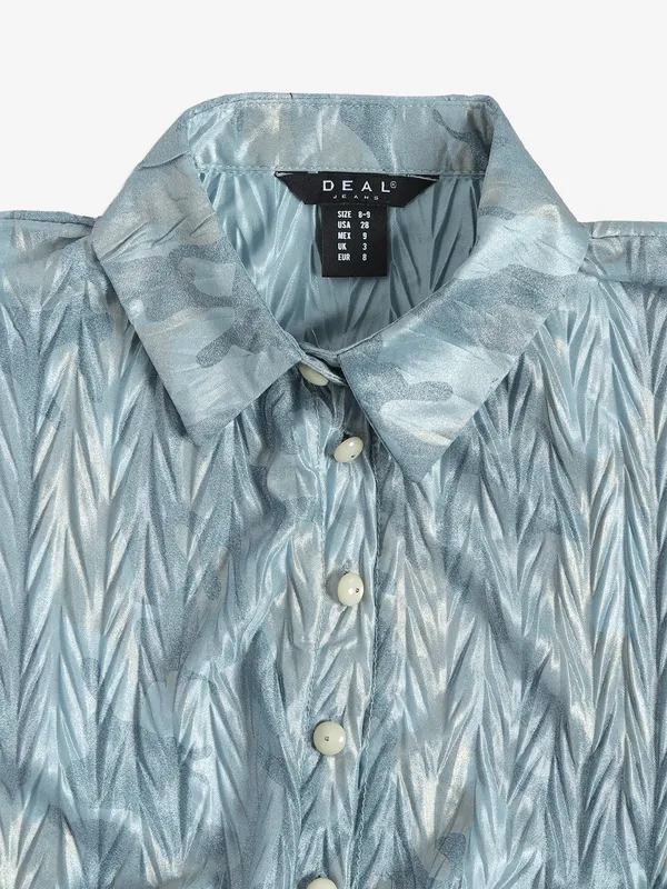 DEAL blue printed shirt