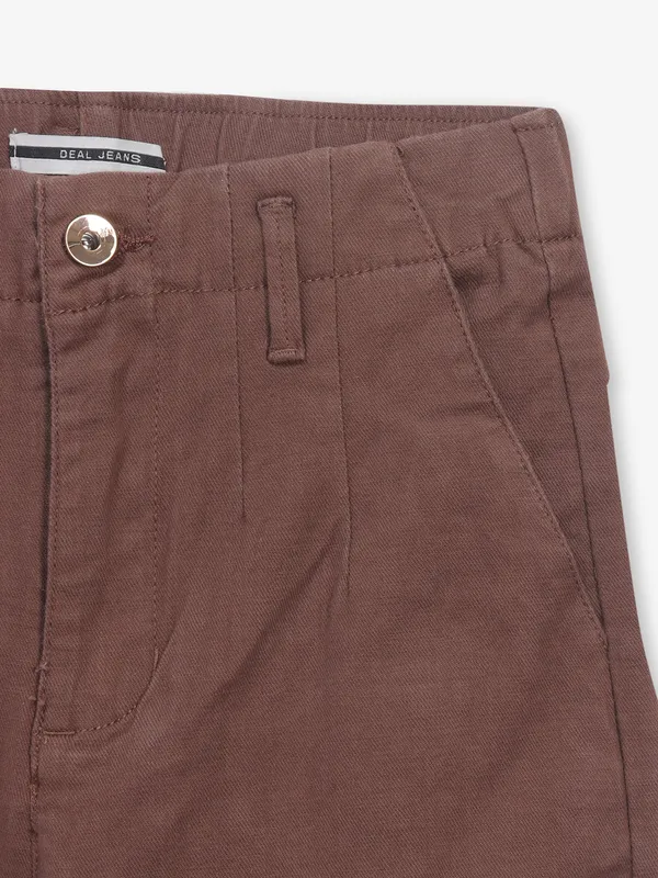 DEAL brown casual denim jeans
