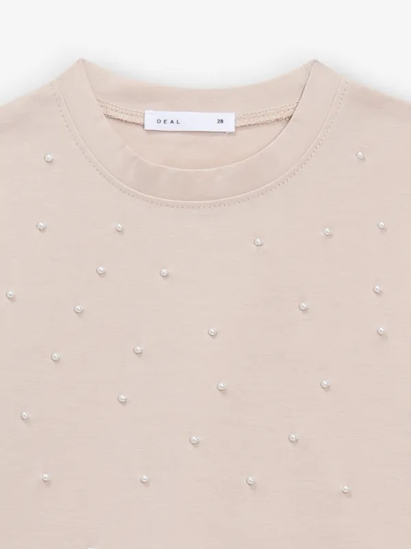 DEAL cotton beige top