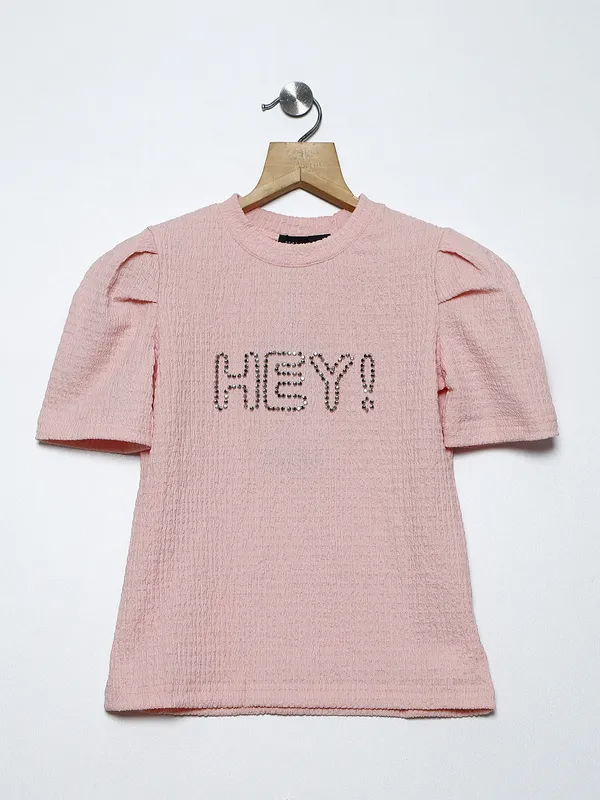Deal cotton dusty peach top